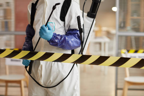 Professional Biohazard Cleanup technician working in Glen Mills, PA